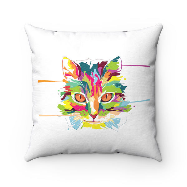 Pillow: cat pop art design