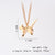 Origami Cat Kitty Silhouette Necklace Minimalist various colors jewelry