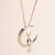 Cat Moon Necklace Silver & Gold styles