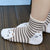 Socks with cat faces in heels, several colors